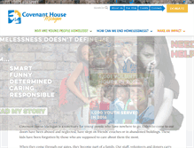 Tablet Screenshot of covenanthousemi.org